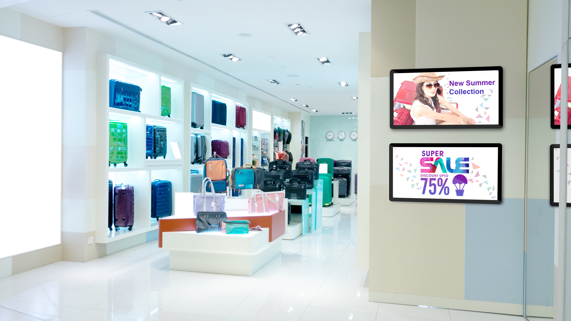 Were display. Диджитал экраны в ТЦ. Цифровой Ритейл. Digital Signage в ритейле. Led экраны в Fashion Retail.